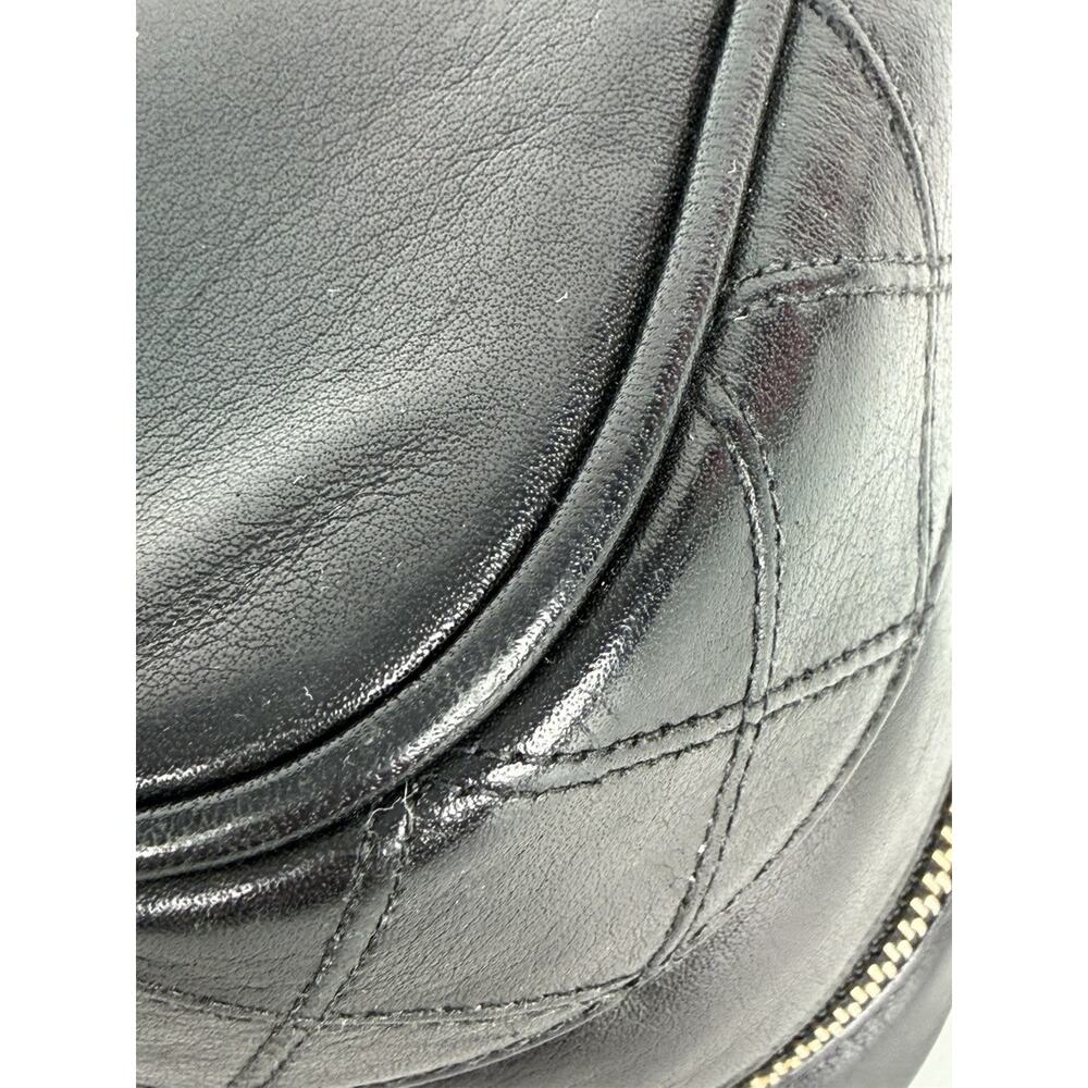 Chanel Vanity Case Vintage Black Quilted Lambskin Top Handle 1989-1991 S11 - Picture 7 of 15